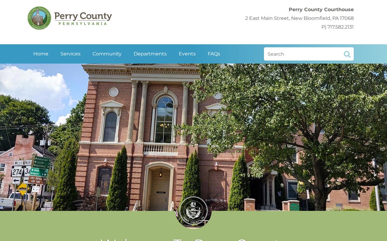 Perry County criminal history offices on the county government website